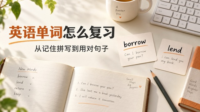 英语单词怎么复习：从记住拼写到用对句子