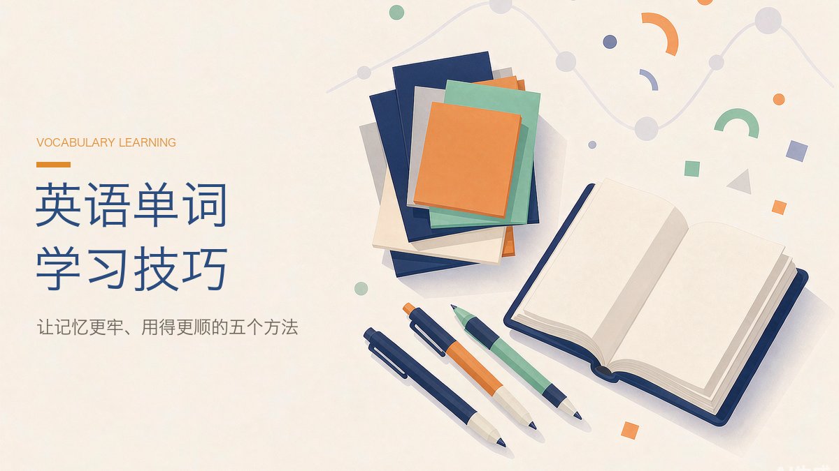 英语单词学习技巧：让记忆更牢、用得更顺的五个方法