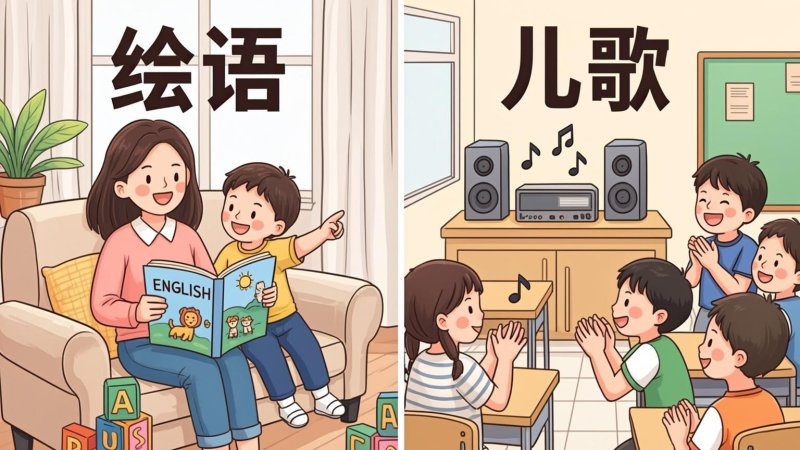 用绘本和儿歌打底：小学生英语基础的家庭与课堂做法