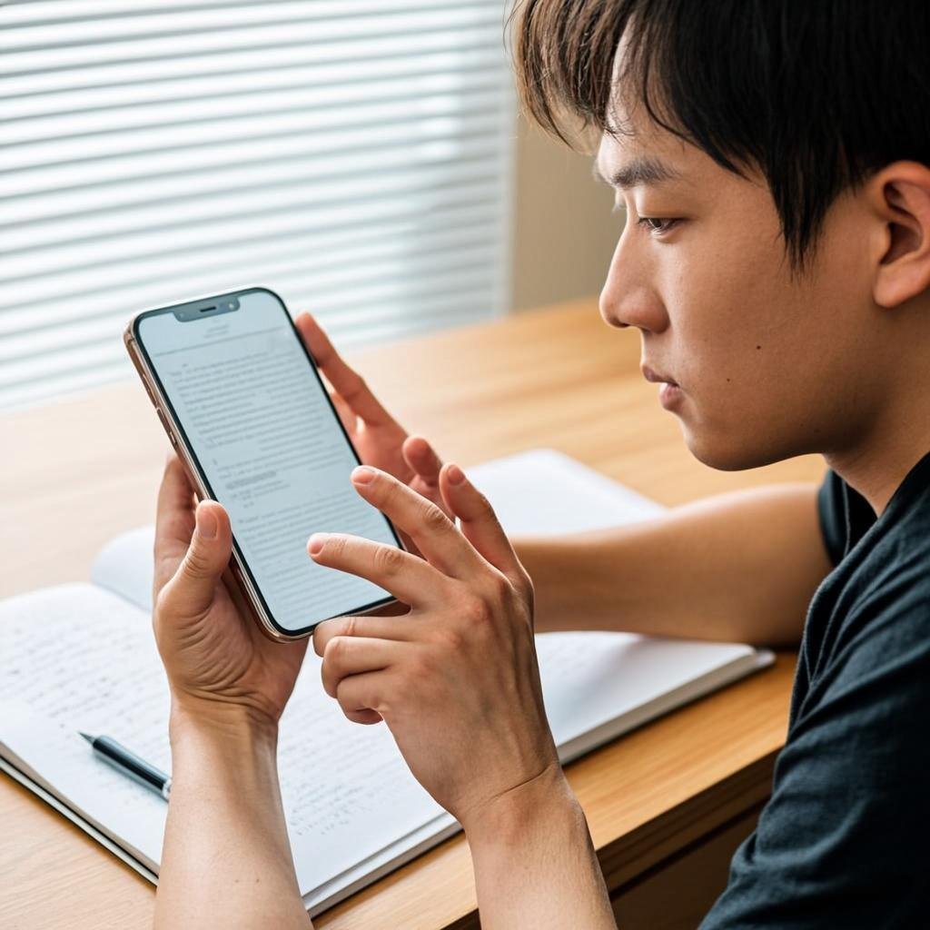 学生利用手机应用记单词的智能技巧相关插图
