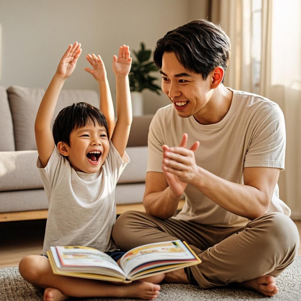 家长陪孩子读英语单词绘本的互动方法相关插图