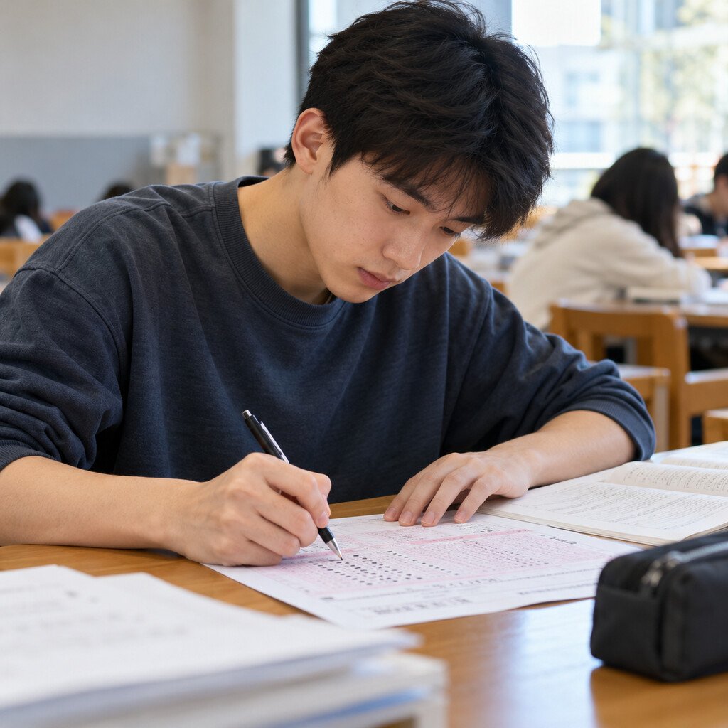 大学生四六级考场答题卡填涂注意事项相关插图